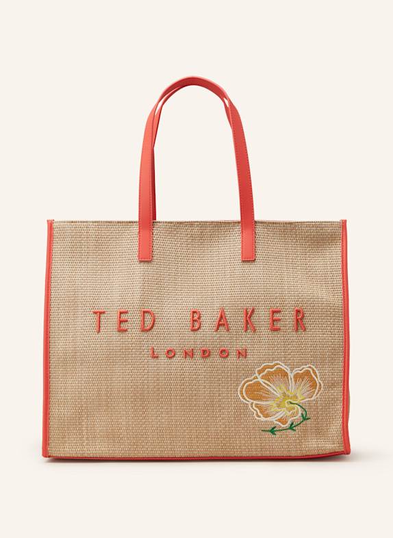 TED BAKER Shopper FLORAFF BEIGE/ ORANGE