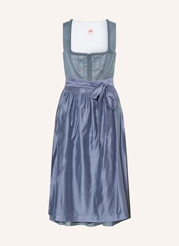 Spieth & Wensky Dirndl FATIMA BLAUGRAU/ DUNKELBLAU/ HELLGRAU