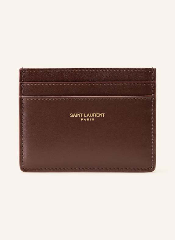 SAINT LAURENT Kartenetui DUNKELROT