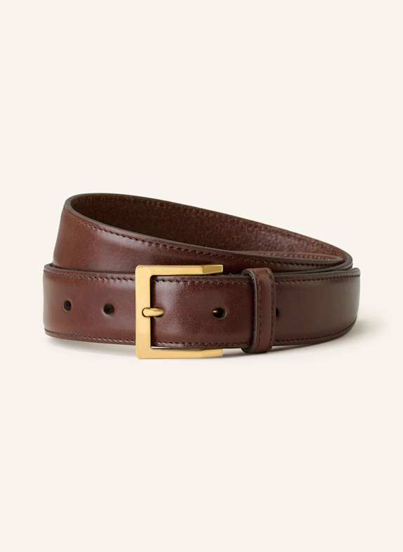 SAINT LAURENT Ledergürtel DUNKELBRAUN