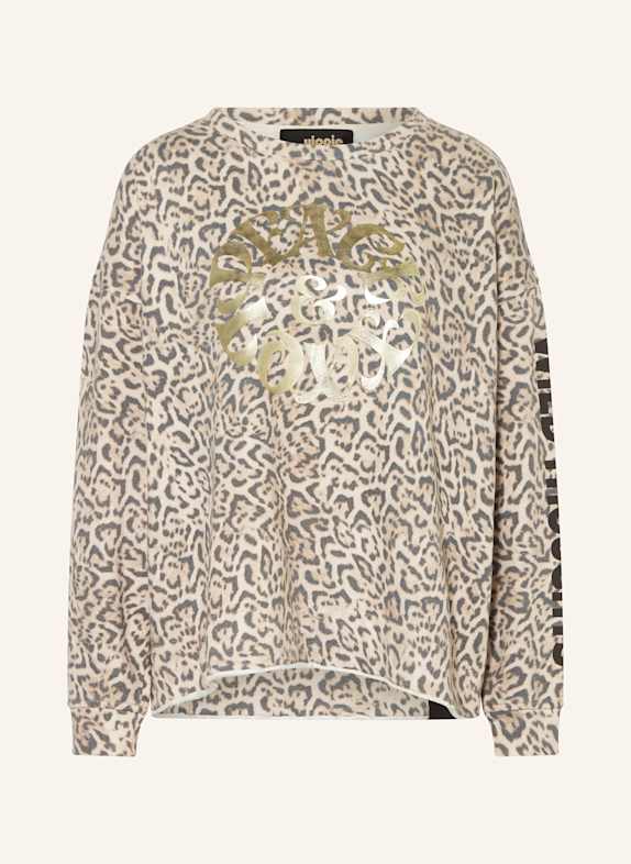 yippie hippie Sweatshirt LIGHT BROWN/ BROWN/ BLACK