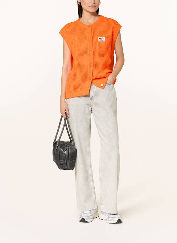 American Vintage Strickweste CRASHWAY ORANGE