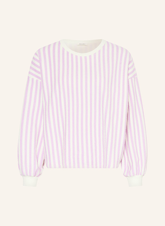American Vintage Terry shirt BOBYPARK WHITE/ PURPLE