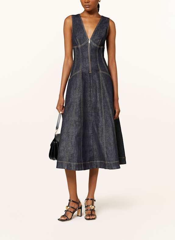 self-portrait Jeanskleid BLAU