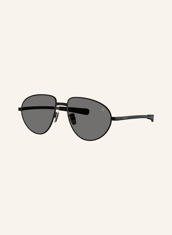 MONCLER Sonnenbrille ME4009 100181 - MATT SCHWARZ/ GRAU POLARISIERT