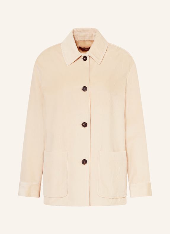 Max Mara STUDIO Hemdbluse TRAU aus Cord BEIGE