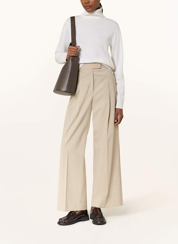 Max Mara STUDIO Trui met col EDUCATA WIT