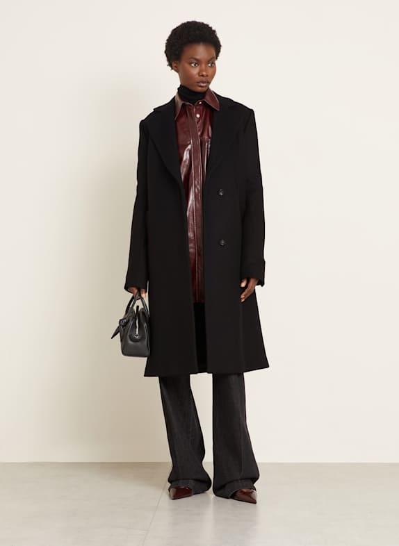 SPORTMAX Manteau en laine ALA NOIR