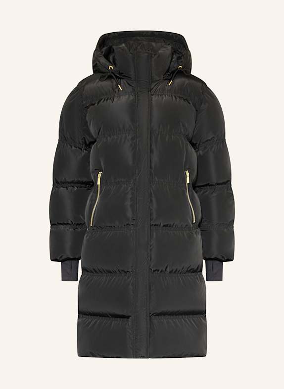 NEO NOIR Steppmantel LUCETTE mit abnehmbarer Kapuze SCHWARZ