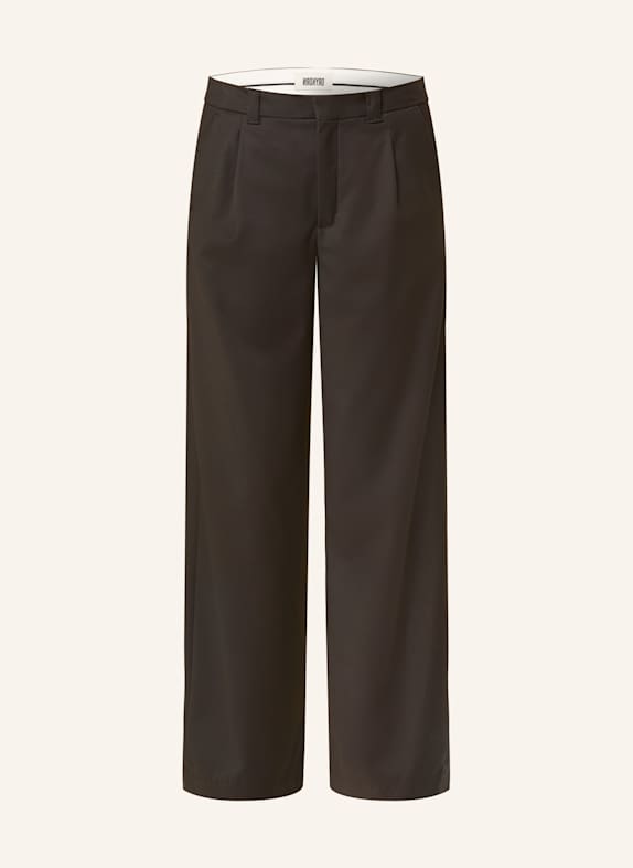 DRYKORN Marlenehose CRAWL DUNKELBRAUN