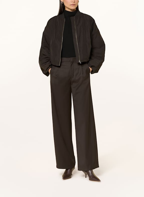 DRYKORN Marlene broek CRAWL MARRON FONCÉ