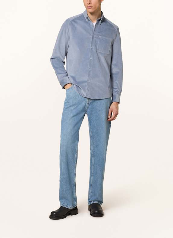 DRYKORN Kordhemd LIET Comfort Fit BLAUWGRIJS
