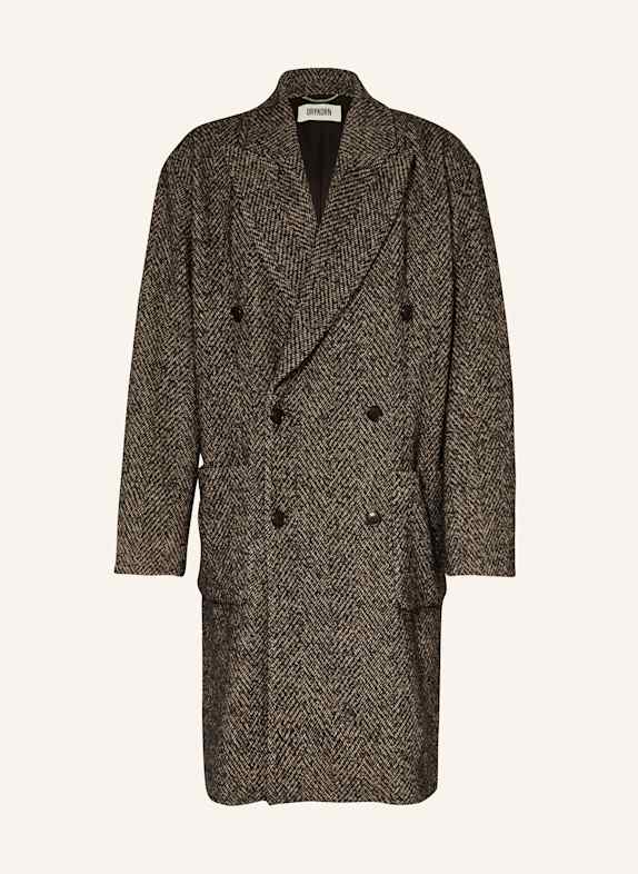 DRYKORN Mantel MATESSO SCHWARZ / BEIGE