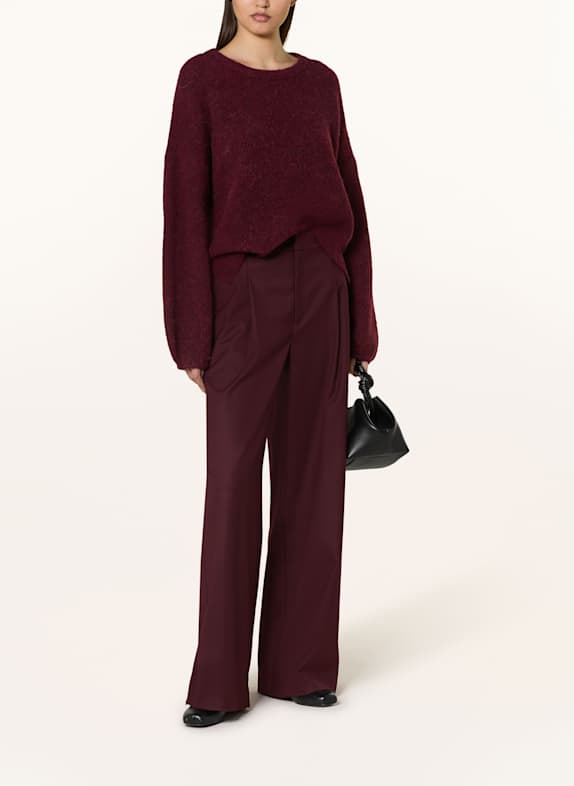 GESTUZ Marlene-broek GZPAULA DONKERROOD