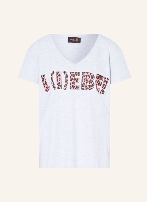 miss goodlife T-shirt JASNOCZARY / JASKRAWY MOCNORÓŻOWY / BRĄZOWY