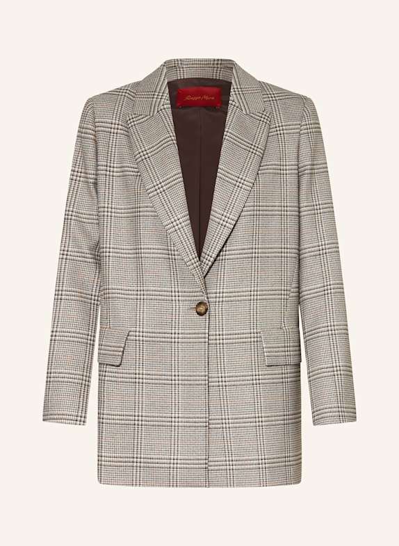 ELENA MIRO Longblazer SCHWARZ/ BRAUN/ ECRU