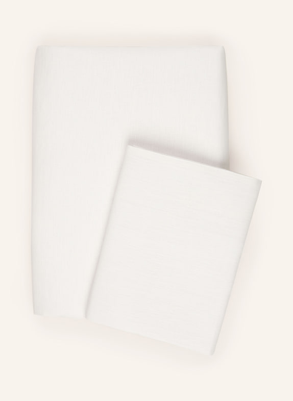 Christian Fischbacher Bettwäsche-Set LIENZO aus Leinen CREME