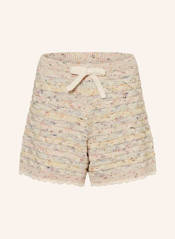 ZIMMERMANN Strickshorts RHIANNON BEIGE/ BLAU/ LILA