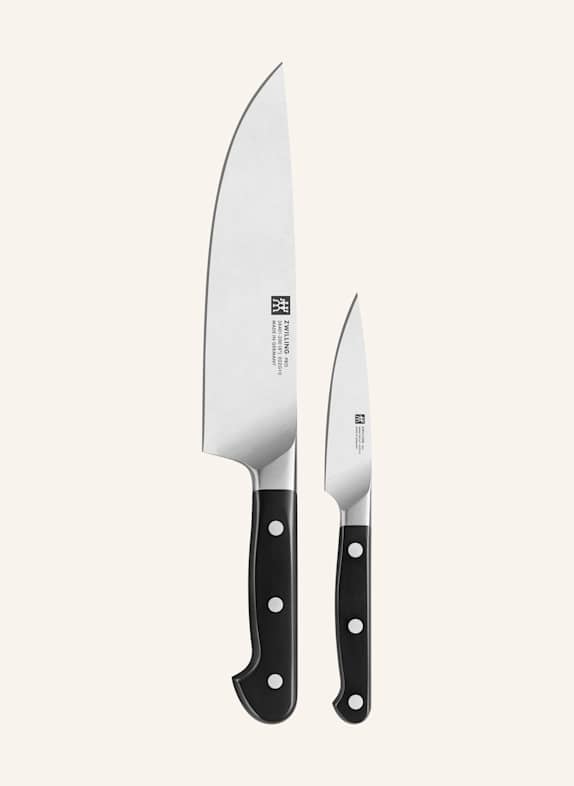 ZWILLING 2-tlg. Messer-Set SCHWARZ/ SILBER