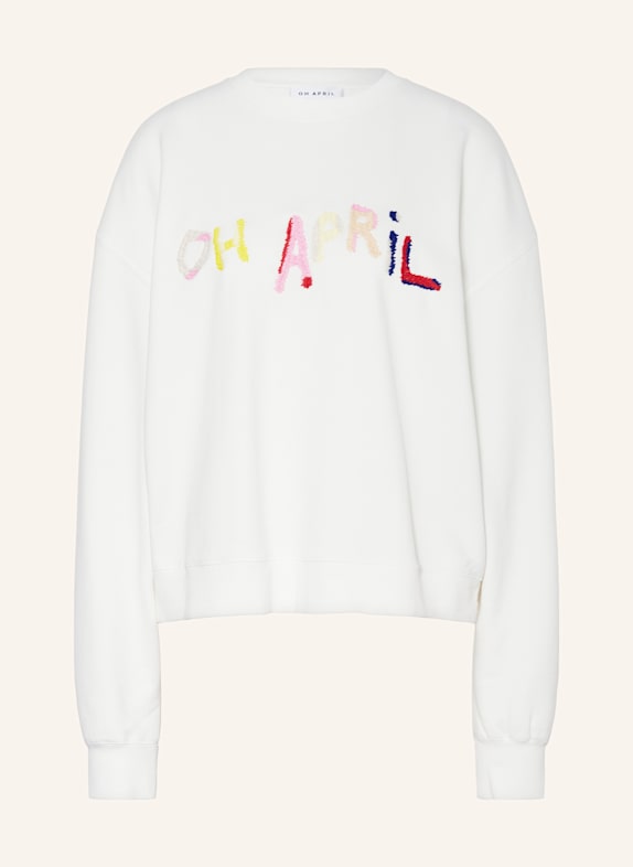 OH APRIL Sweatshirt OV WEISS/ GELB/ ROT