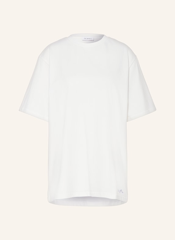 OH APRIL T-shirt BF WHITE/ DARK BLUE
