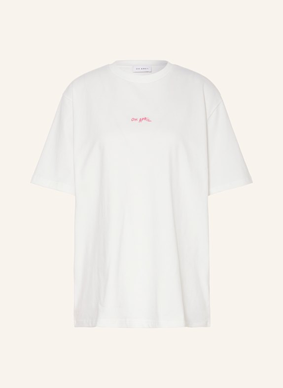 OH APRIL T-Shirt BF WEISS/ PINK/ ROSA