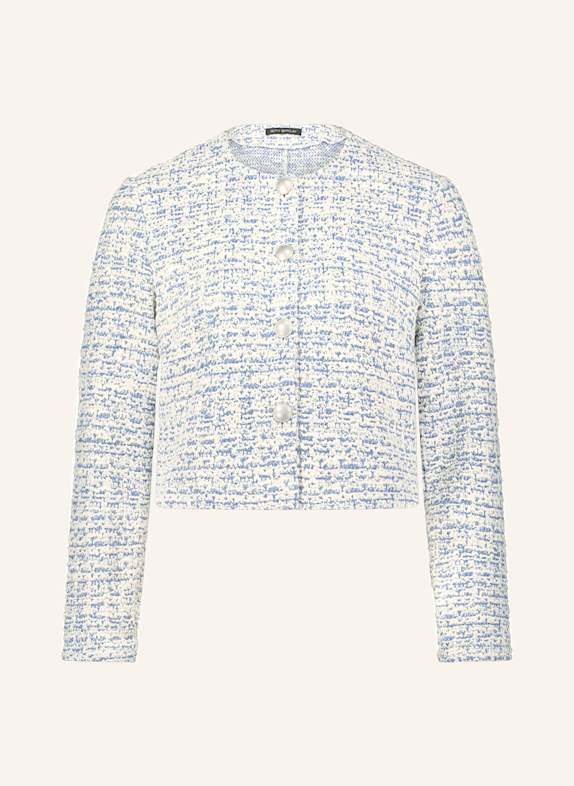 Betty Barclay Kastenjacke aus Bouclé CREME/ BLAU