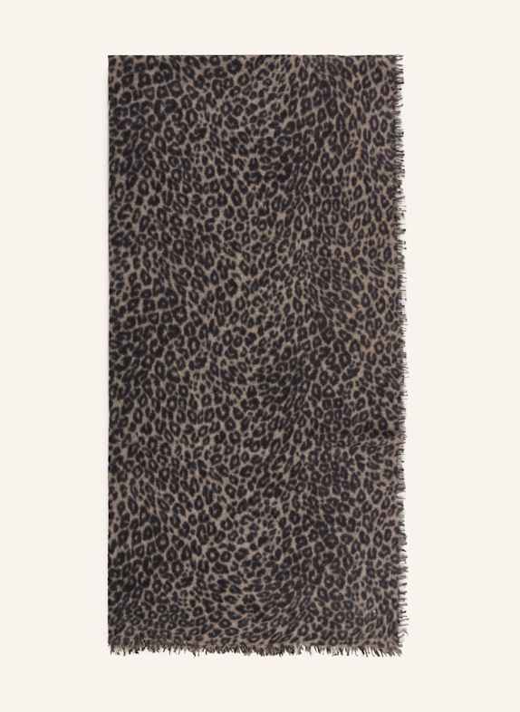 Mouleta Cashmere-Schal BEIGE/ DUNKELBRAUN