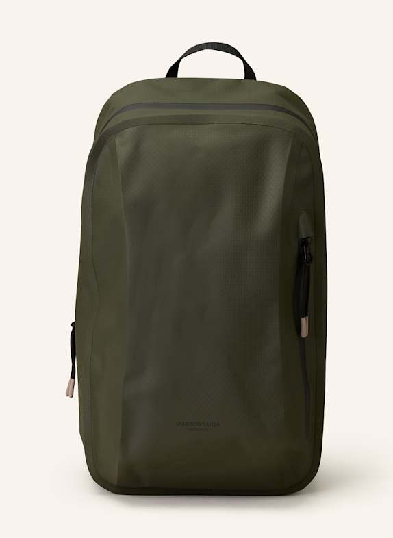 GASTON LUGA Backpack LIGHTWEIGHT DUOSEAL 18 l with laptop compartment OLIVE