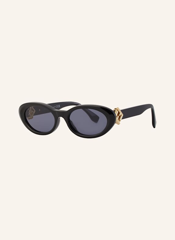 FENDI Okulary przeciwsłoneczne FE40140U 1100B1 – CZARNY/ CIEMNOSZARY