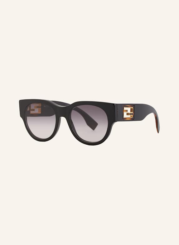 FENDI Okulary przeciwsłoneczne FN000802 1100L3 – CZARNY/ CIEMNOSZARY GRADIENT