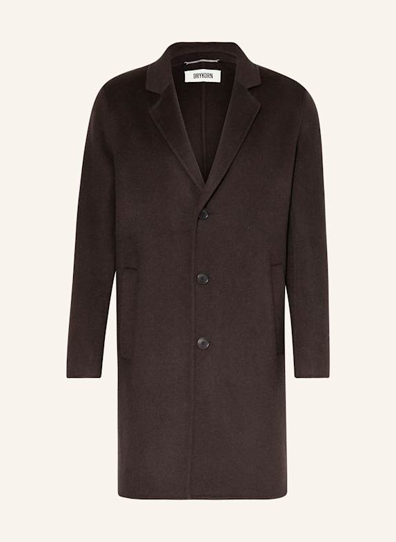 DRYKORN Wollmantel SKOLAN DUNKELBRAUN