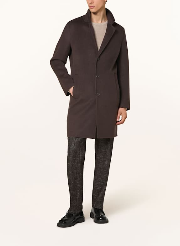 DRYKORN Wollmantel SKOLAN DUNKELBRAUN