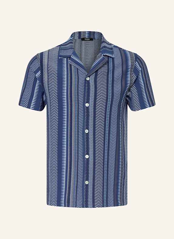 REISS Resorthemd ARCHER Slim Fit DUNKELBLAU/ BLAU