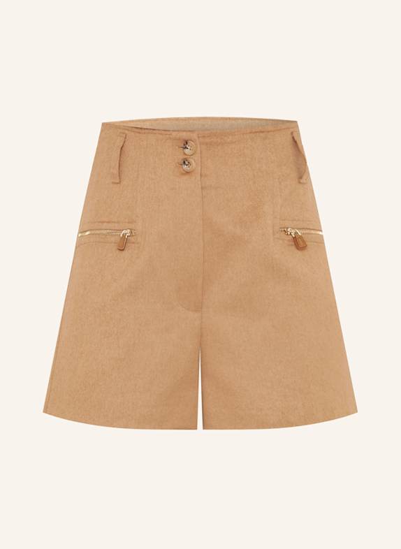 Max Mara Kamelhaar-Shorts LOLA CAMEL