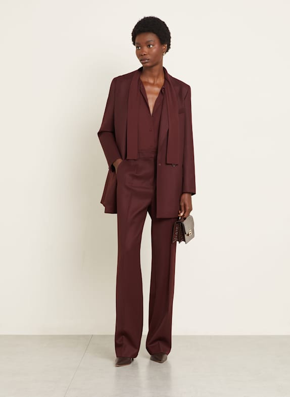 Max Mara Hose CANNES DUNKELROT