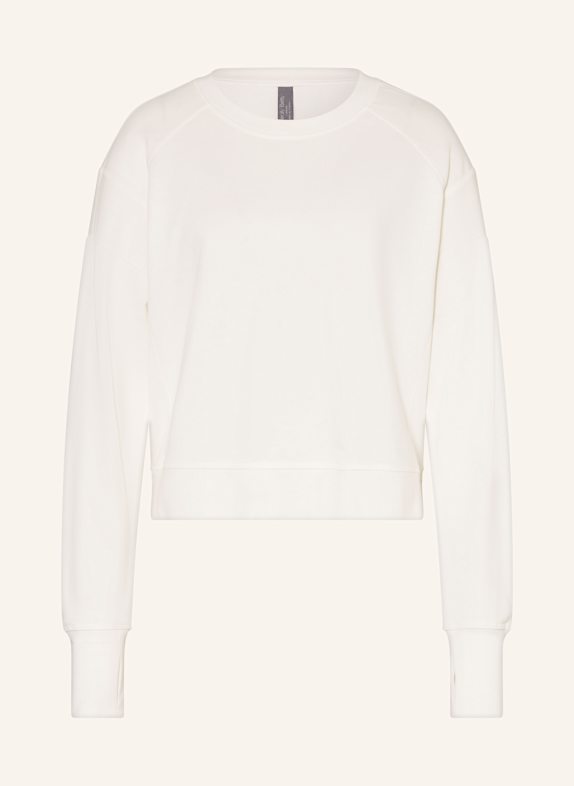 Sweaty Betty Bluza nierozpinana AFTER CLASS CROP KREMOWY