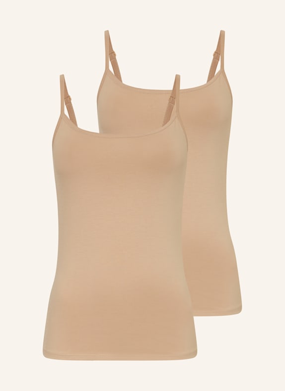 FALKE Top DAILY COMFORT, 2 szt. CAMELOWY