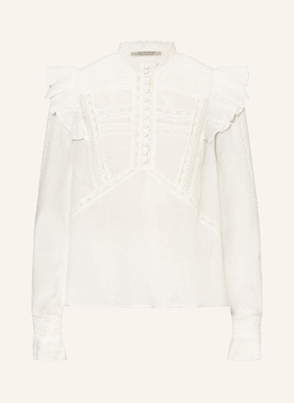 ALLSAINTS Bluse HEATHER mit Volants 4068 Chalk White