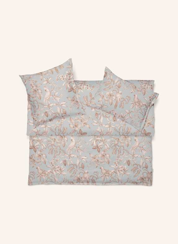 SCHLOSSBERG Bettbezug CALYPSO GRAU/ BEIGE/ WEISS
