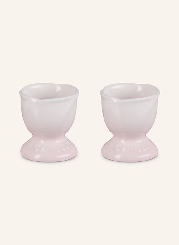 LE CREUSET 2er-Set Eierbecher JARDIN SHELL PINK