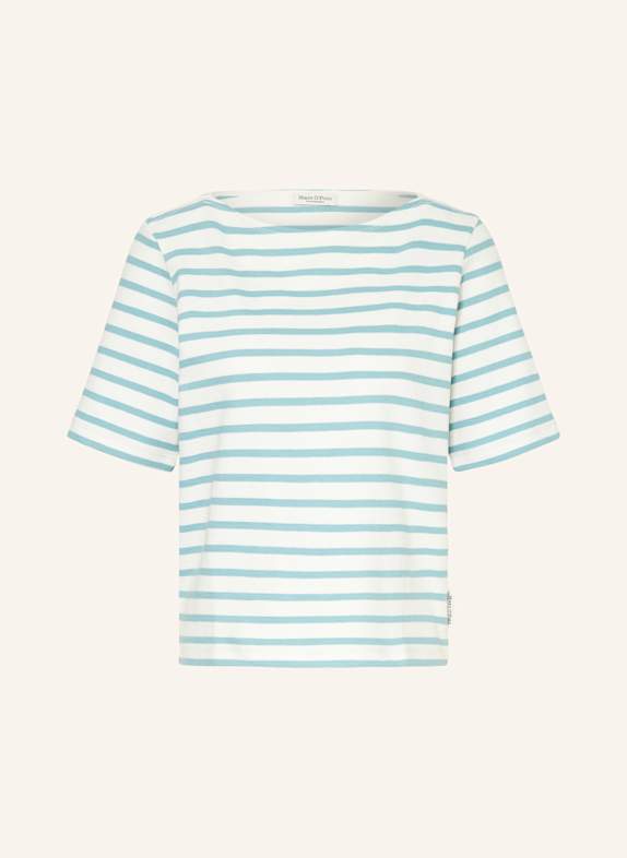 Marc O'Polo T-Shirt ECRU/ TÜRKIS