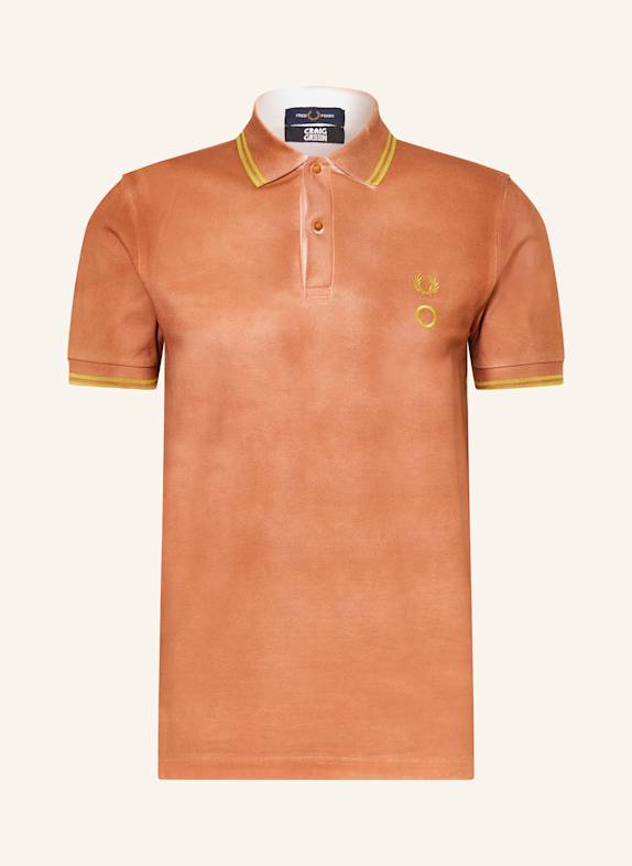 FRED PERRY Piqué-Poloshirt Regular Fit HELLROT