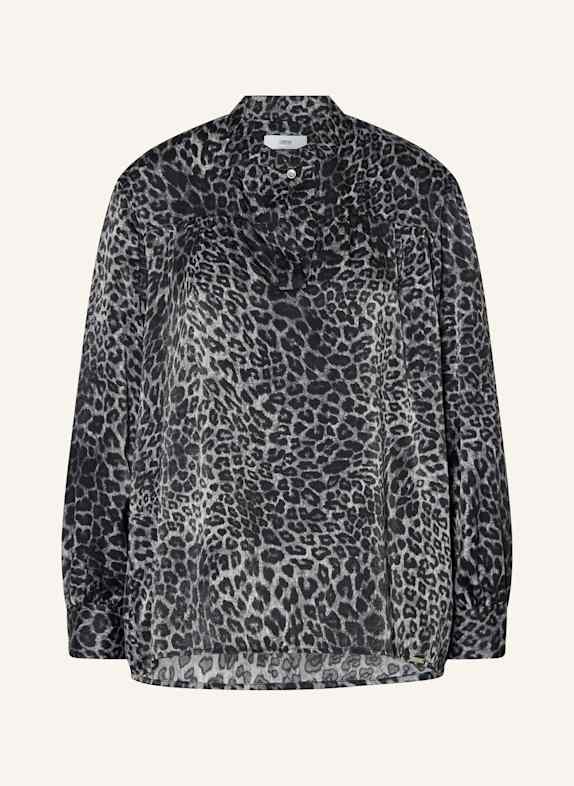CINQUE Blusenshirt CITALO aus Satin GRAU/ DUNKELGRAU