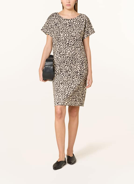 monari Jerseykleid CREME/ DUNKELBRAUN