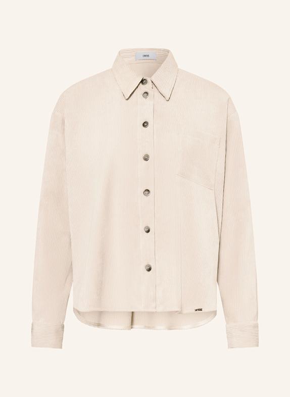 CINQUE Overjacket ze sztruksu CITARI KREMOWY