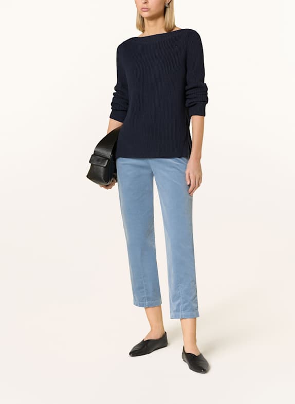 CINQUE 7/8-Hose CISLYA aus Samt HELLBLAU