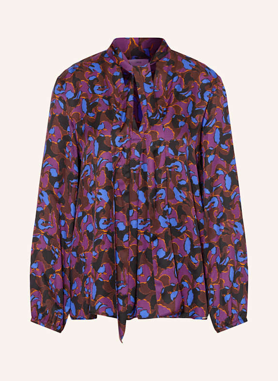 CINQUE Schluppenbluse CIPRIO FUCHSIA / BRAUN / BLAU