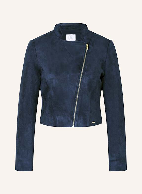 BETTY&CO Cropped-Jacke in Lederoptik DUNKELBLAU