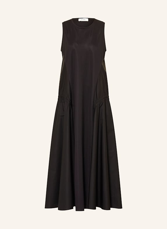 COS Kleid im Materialmix SCHWARZ